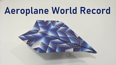 How to Make Origami Aeroplane World Record