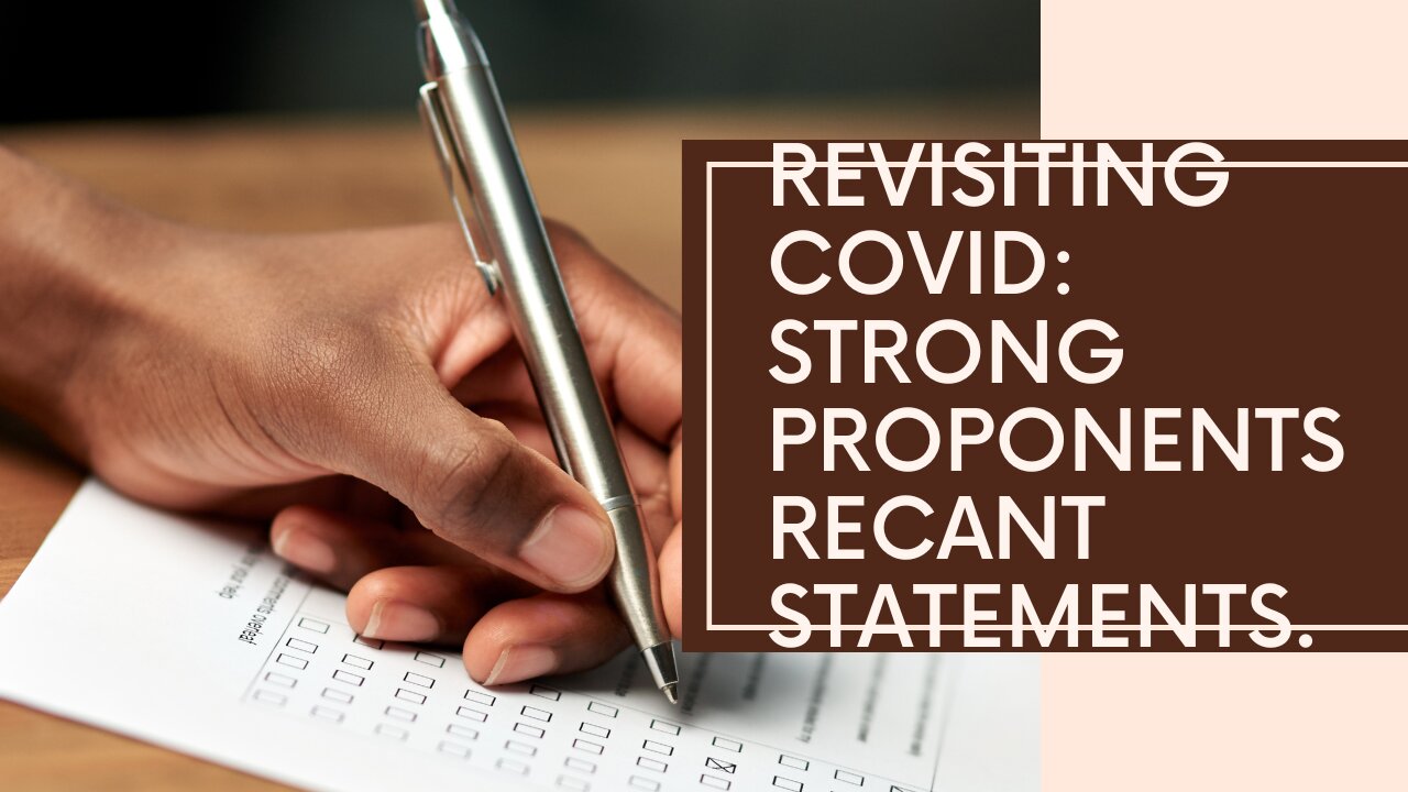 COVID narrative – retraction begins