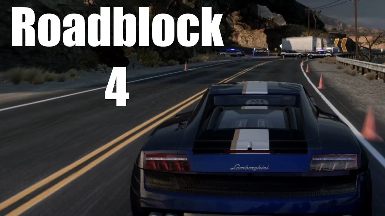 NEED FOR SPEED THE RUN Roadblock 4