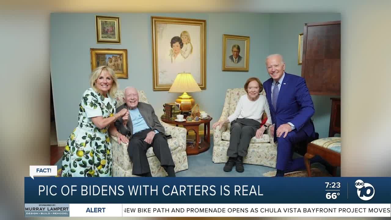 Fact or Fiction: Photo shows Bidens with Carters