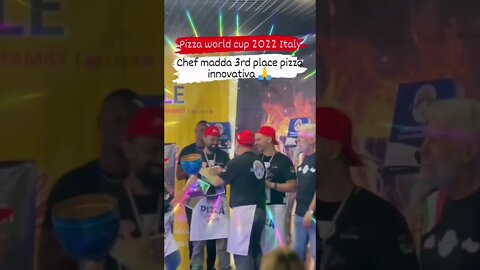 chefmadda 3rd place pizza world cup 2022 Italy (innovativa) 🇮🇹🇮🇹🇮🇹