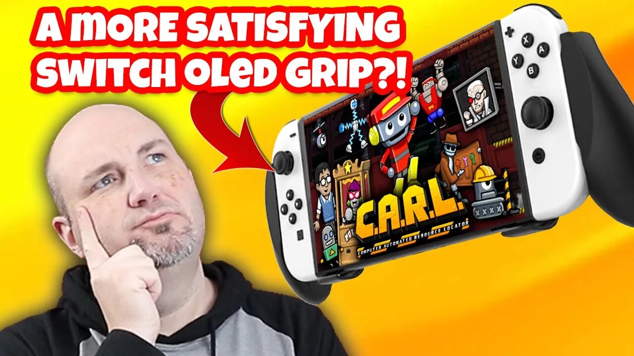 Get A Better Grip on Your Nintendo Switch OLED In Handheld Mode!