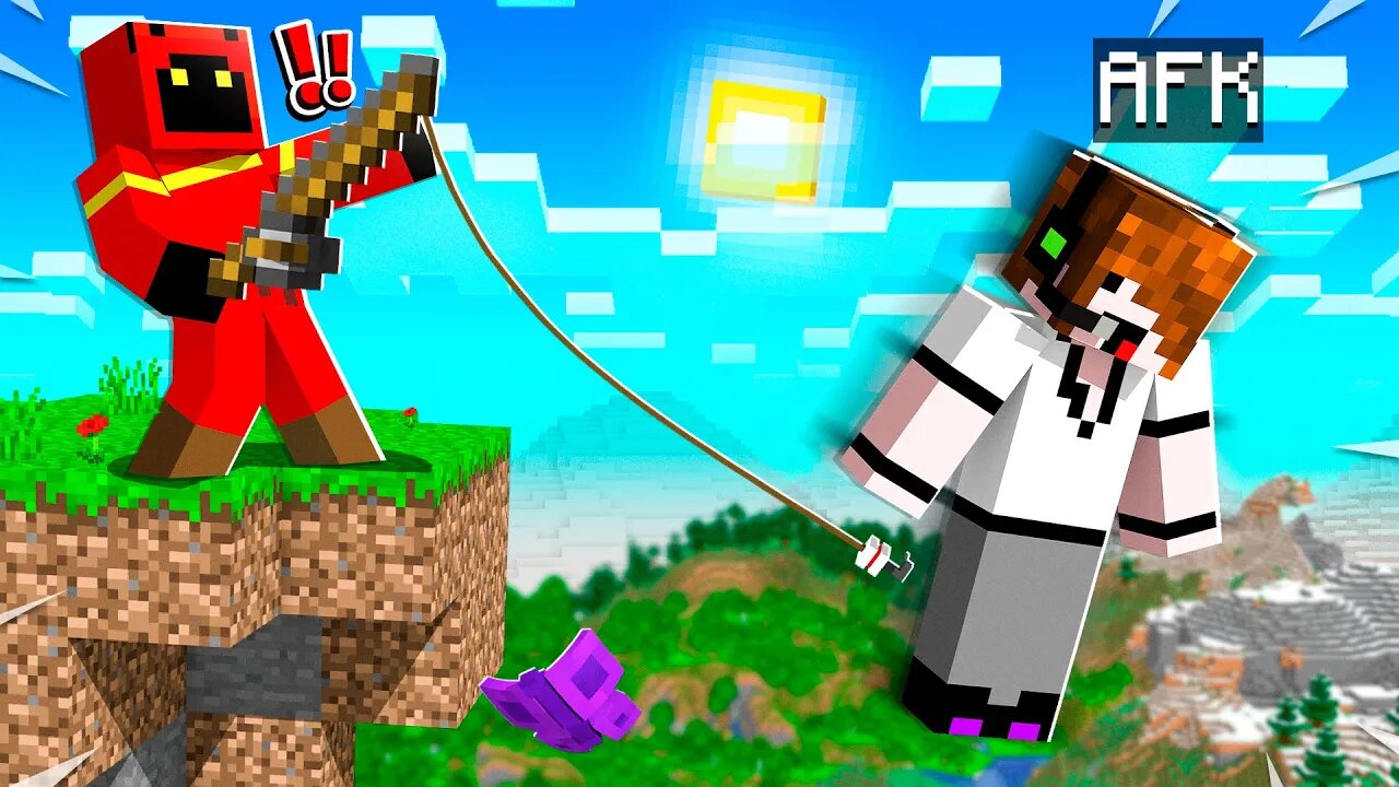 He Went AFK In Minecraft And Got Trolled...