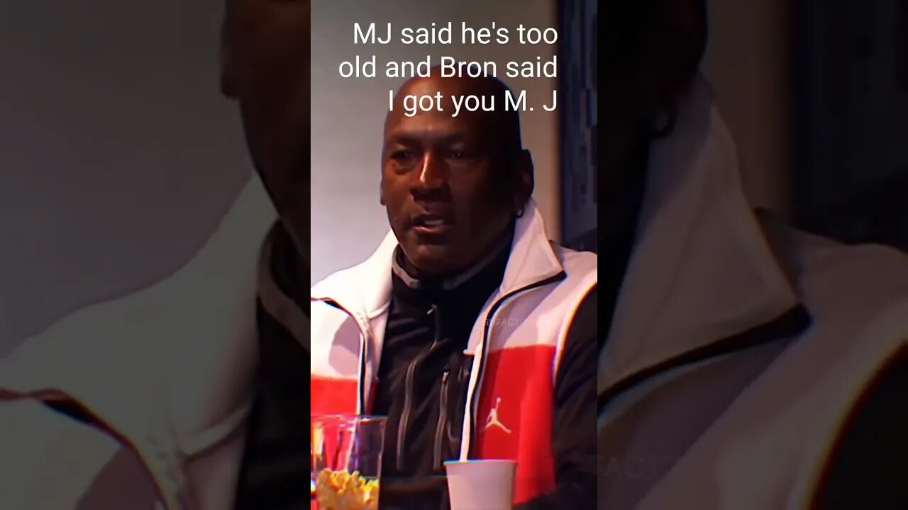 #michael#jordan #said #he's #too#old#he#can't #do#it#and #lebron #said#watch#me#work #got#you#mj