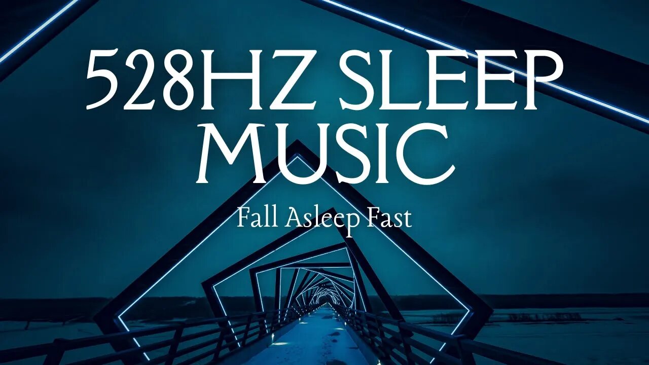 528HZ Ambient Sleep Music with BLACK SCREEN