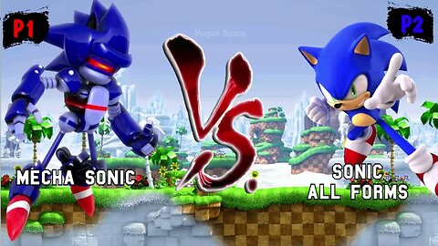 Mecha Sonic & Metal Sonic VS Sonic all forms & Shadow I Sonic Mugen