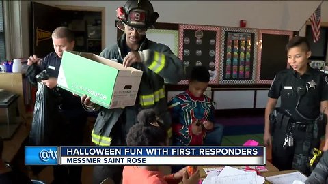 Halloween fun with first responders