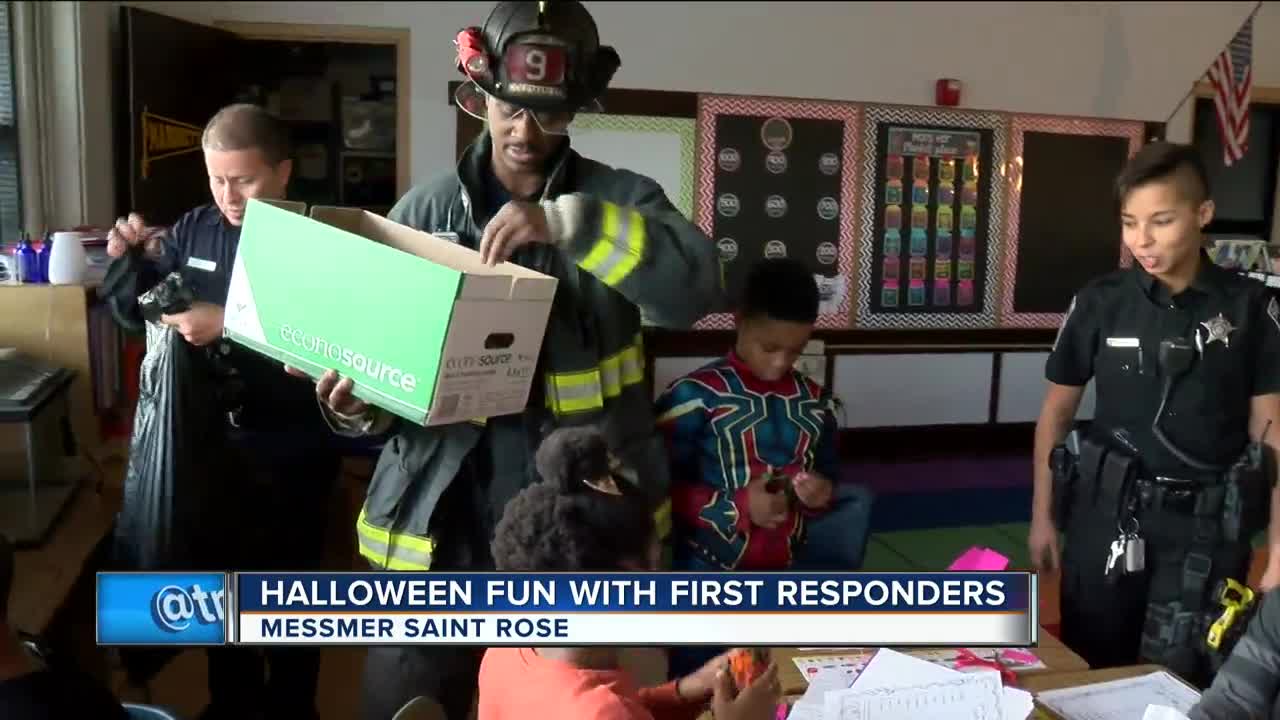 Halloween fun with first responders