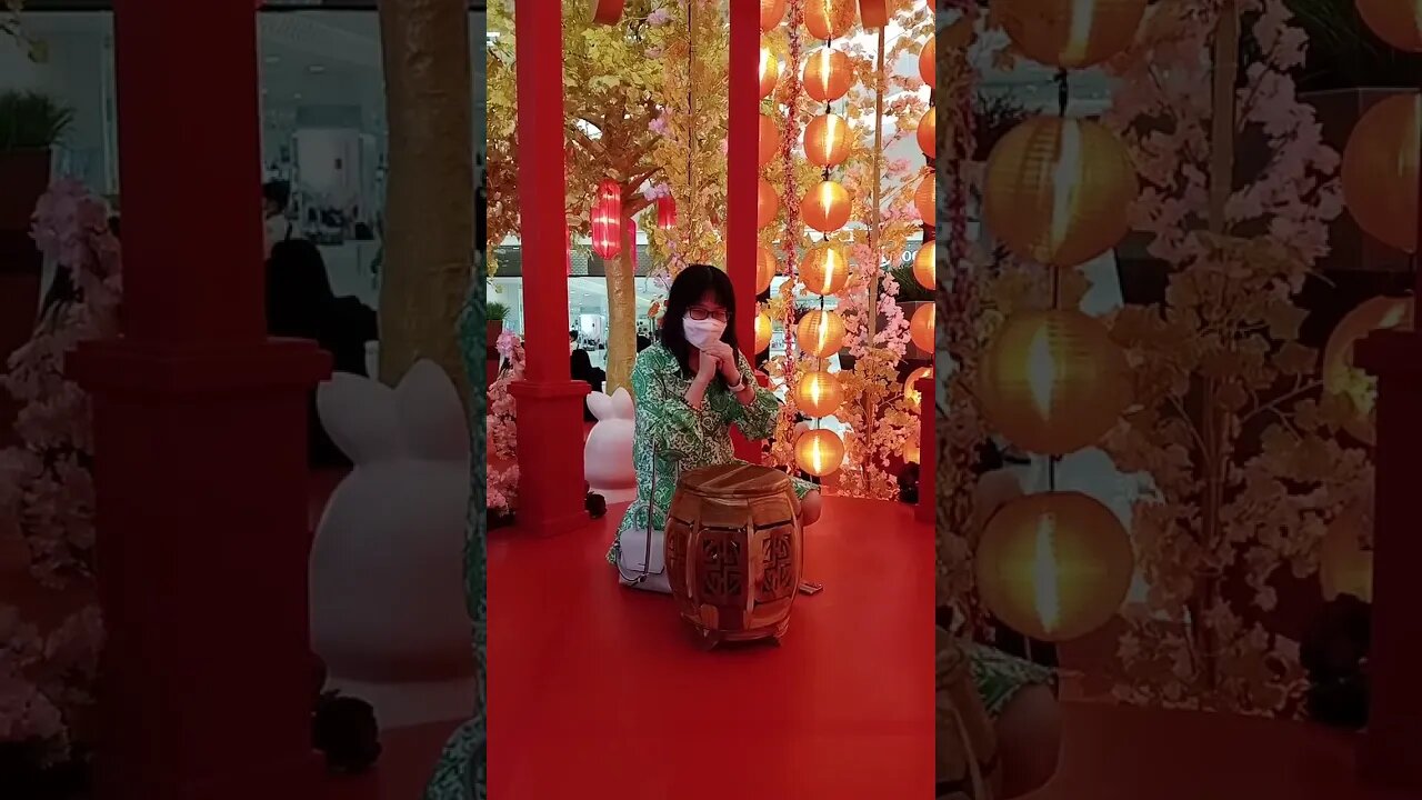 CHINESE NEW YEAR DRUM 🥁 for learn for creative to be Lunar New Year Singer with Good Voice