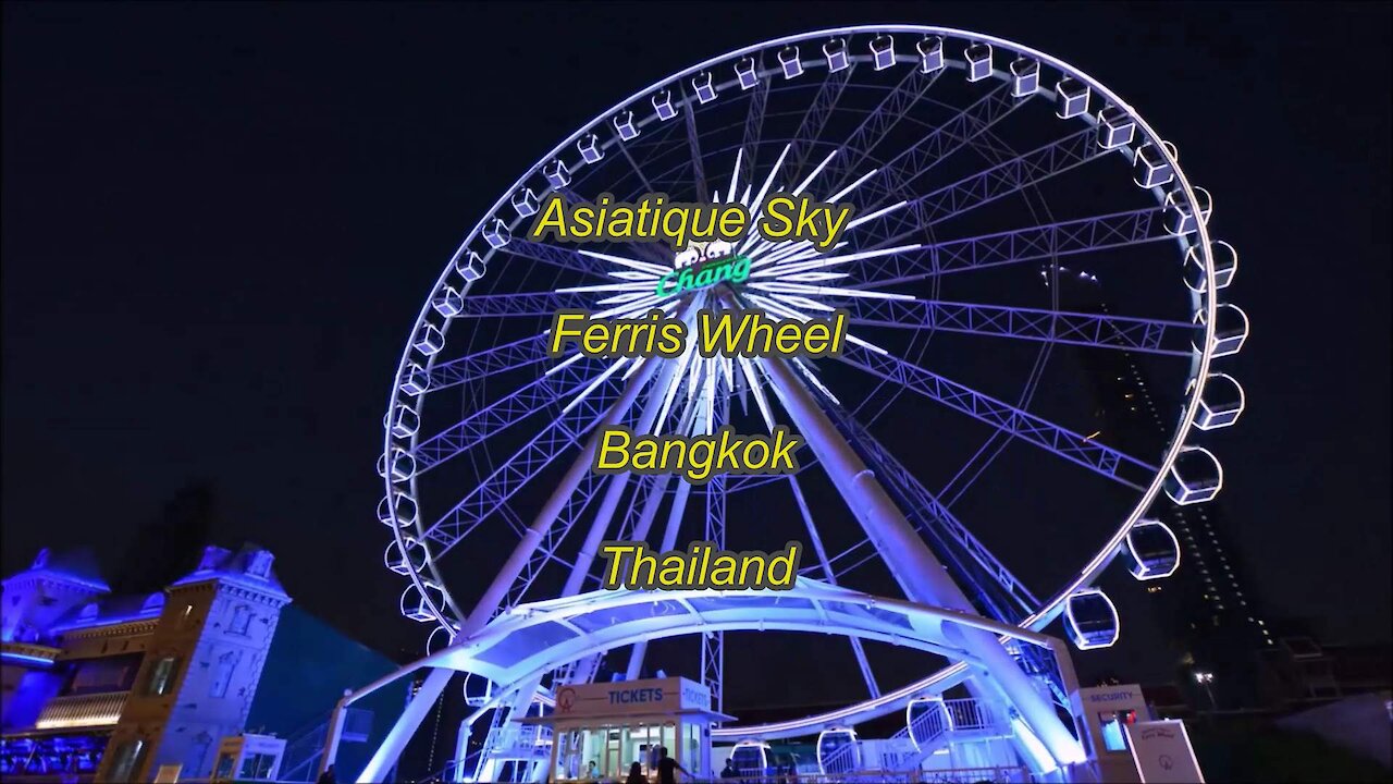 Asiatique Sky Ferris Wheel in Bangkok, Thailand