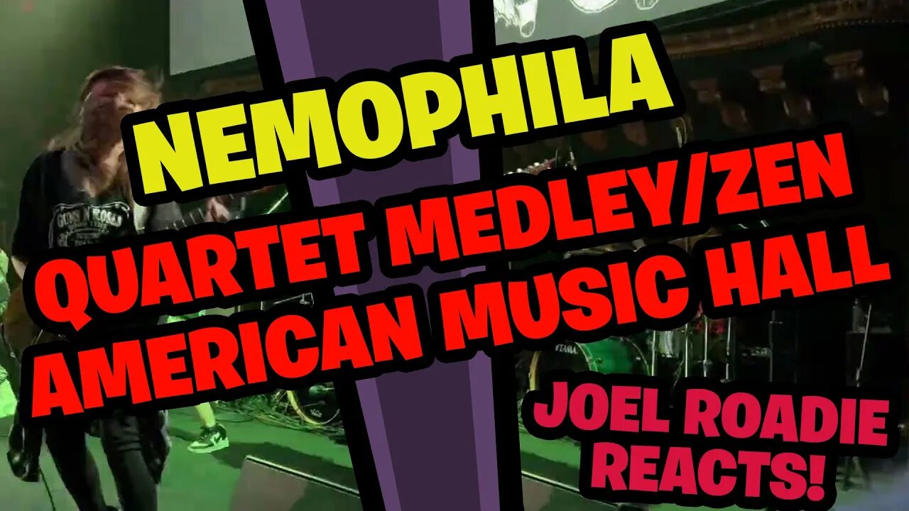 NEMOPHILA -Quartet Medley / ZEN (Great American Music Hall - 3/8/23) - Roadie Reacts