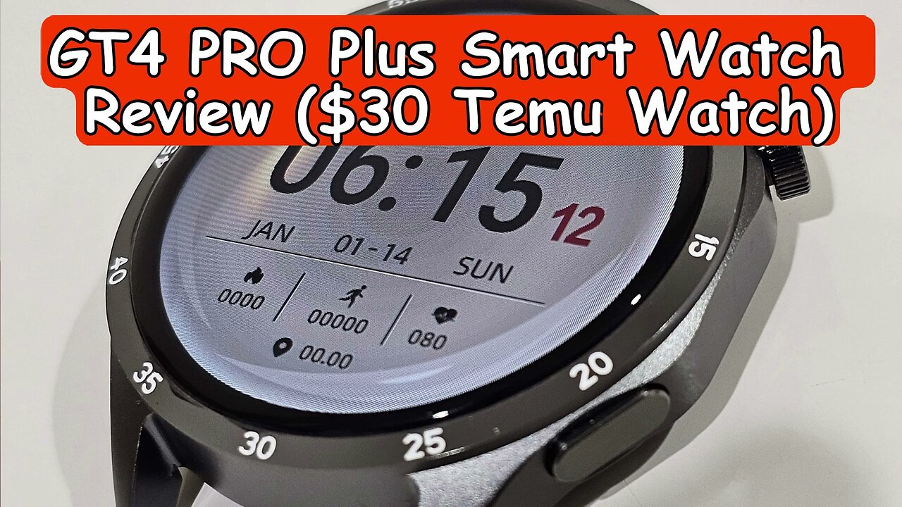 GT4 PRO Plus Smart Watch Review: Affordable Tech at $30! (Not Huawei!)