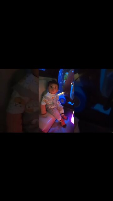 Baby enjoying in Joyland #ytshorts #lighttoys #happybaby