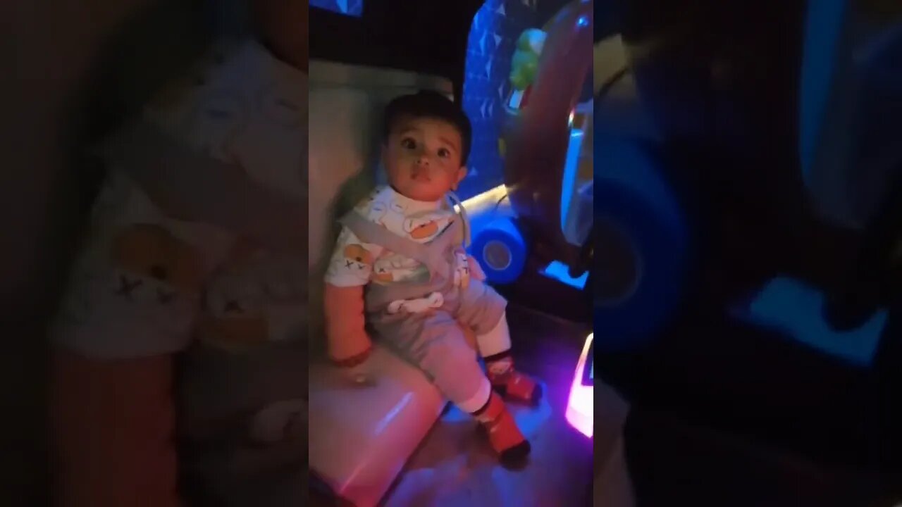 Baby enjoying in Joyland #ytshorts #lighttoys #happybaby