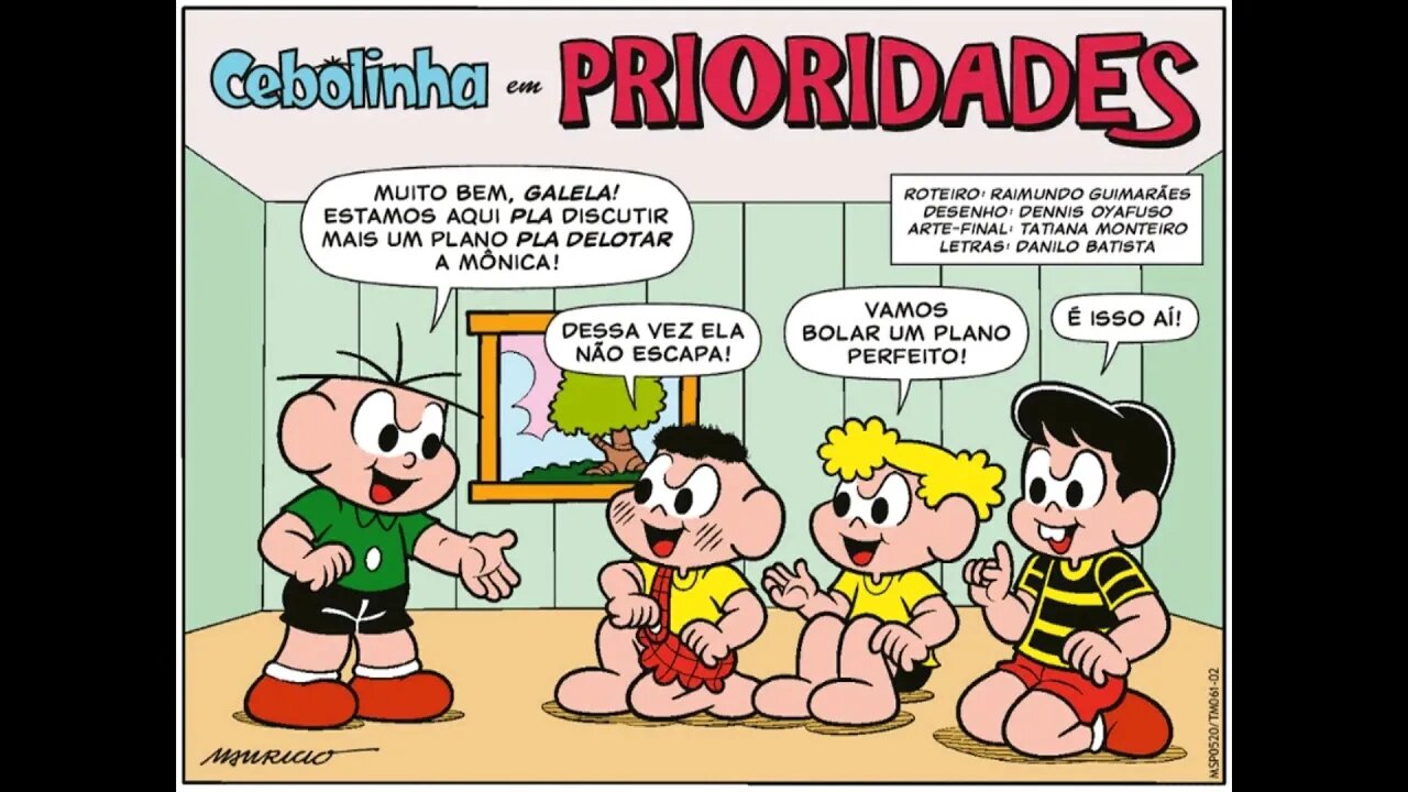 Cebolinha em-Prioridades | Gibis do Rapha 2