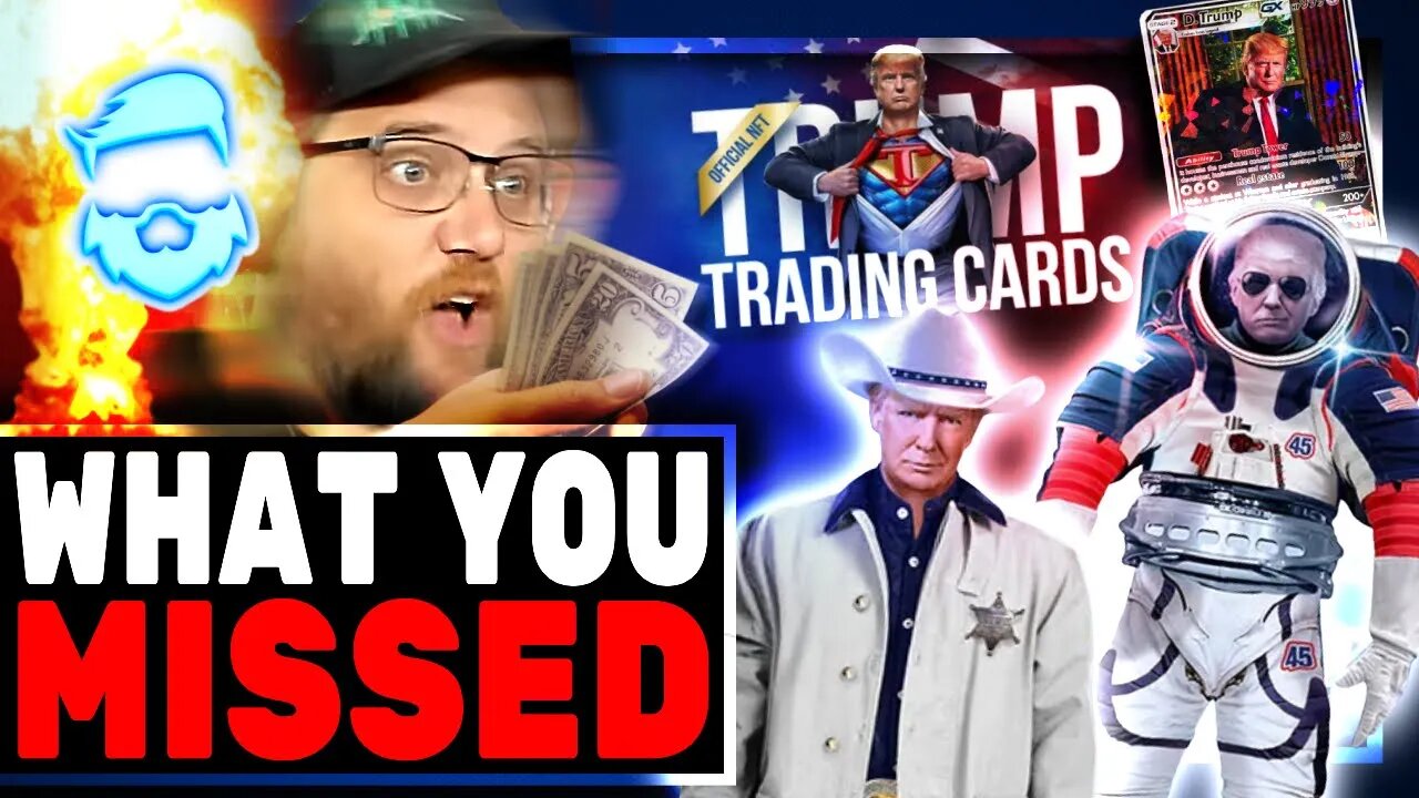 Heads EXPLODE As Donald Trump Releases NFT Trading Cards But Most People MISSED Real Announcement