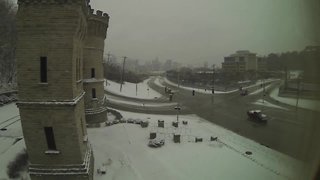 Time-lapse: Weekend snow