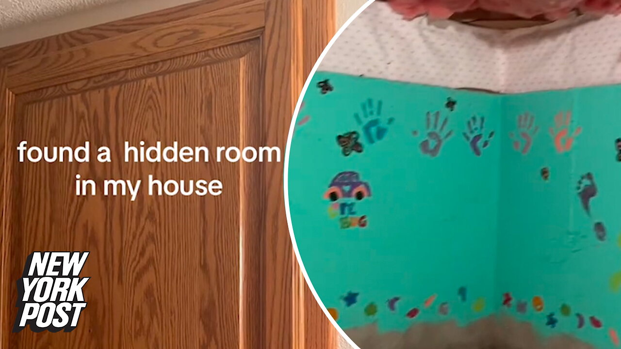 I found a creepy room with child handprints in a secret area of my home