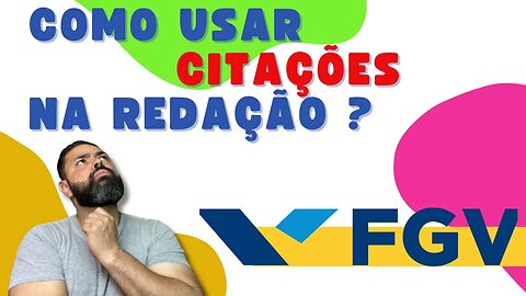 Citação na FGV : passo a passo: