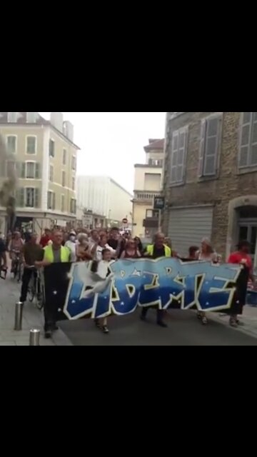 20/07/2021 SAINT-PAUL-DE-VENCE FRANCIA CONTINUANO LE PROTESTE