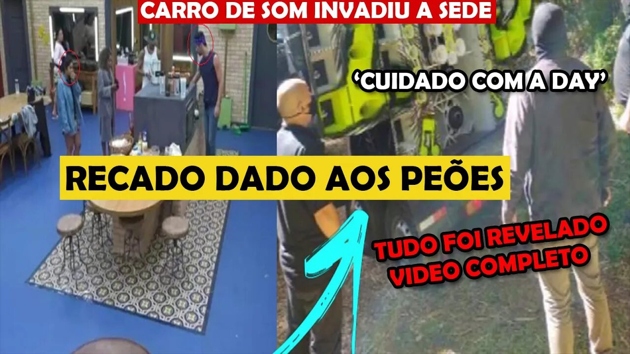 DAYANE FOI DETONADA CARRO DE SOM PASSA MENSAGEM PARA PEÕES E MUDA TODO JOGO VÍDEO COMPLETO A FAZENDA