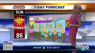 Breezy for Easter weekend