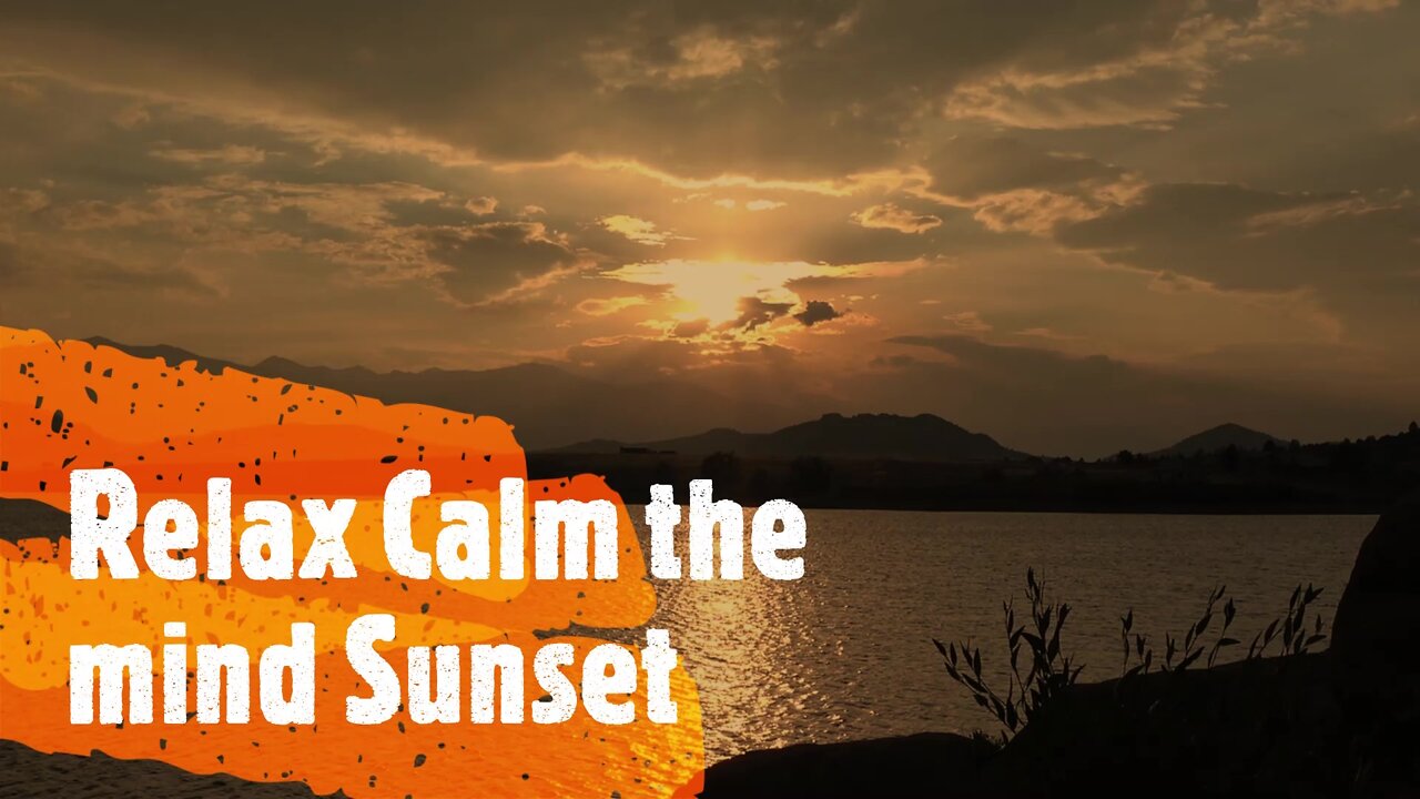 Relax around the campfire with a calming sunset