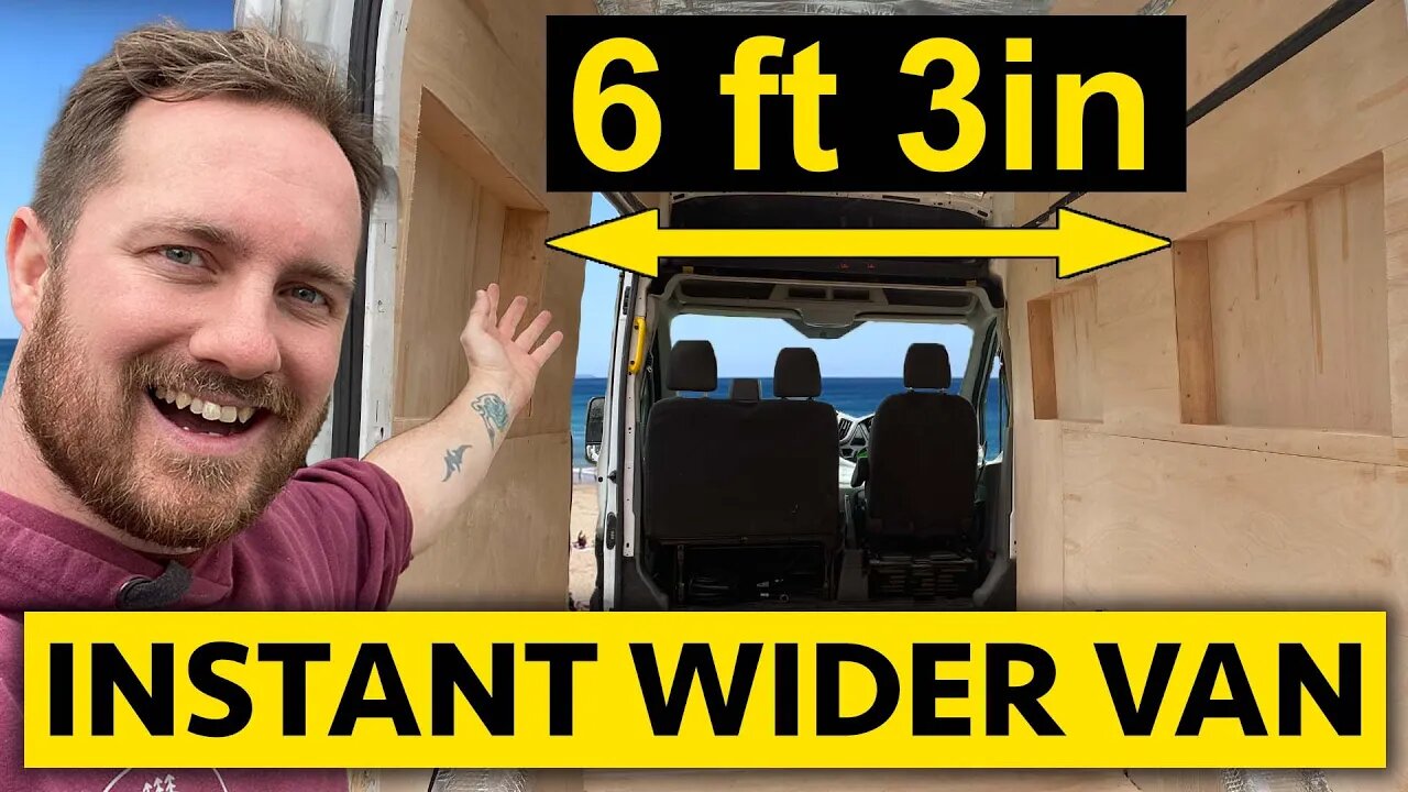 MAXIMISE THE WIDTH OF YOUR CAMPER VAN WITH INSERTS