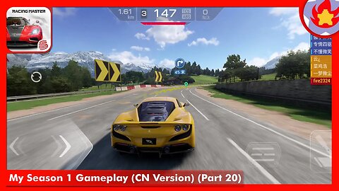 My Season 1 Gameplay (CN Version) (Part 20) | Racing Master