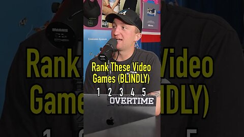 BLIND RANKING VIDEOGAMES!! A Shocker At Number One! #shorts #games #videogames #ranking #gaming