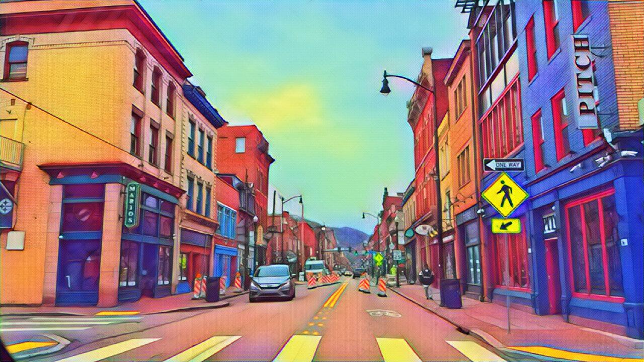 Cruising down Carson Street - SouthSide Pittsburgh