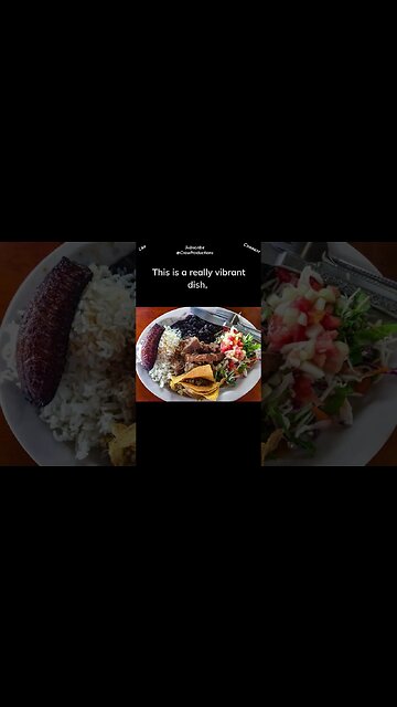 Casado is a popular Costa Rican food