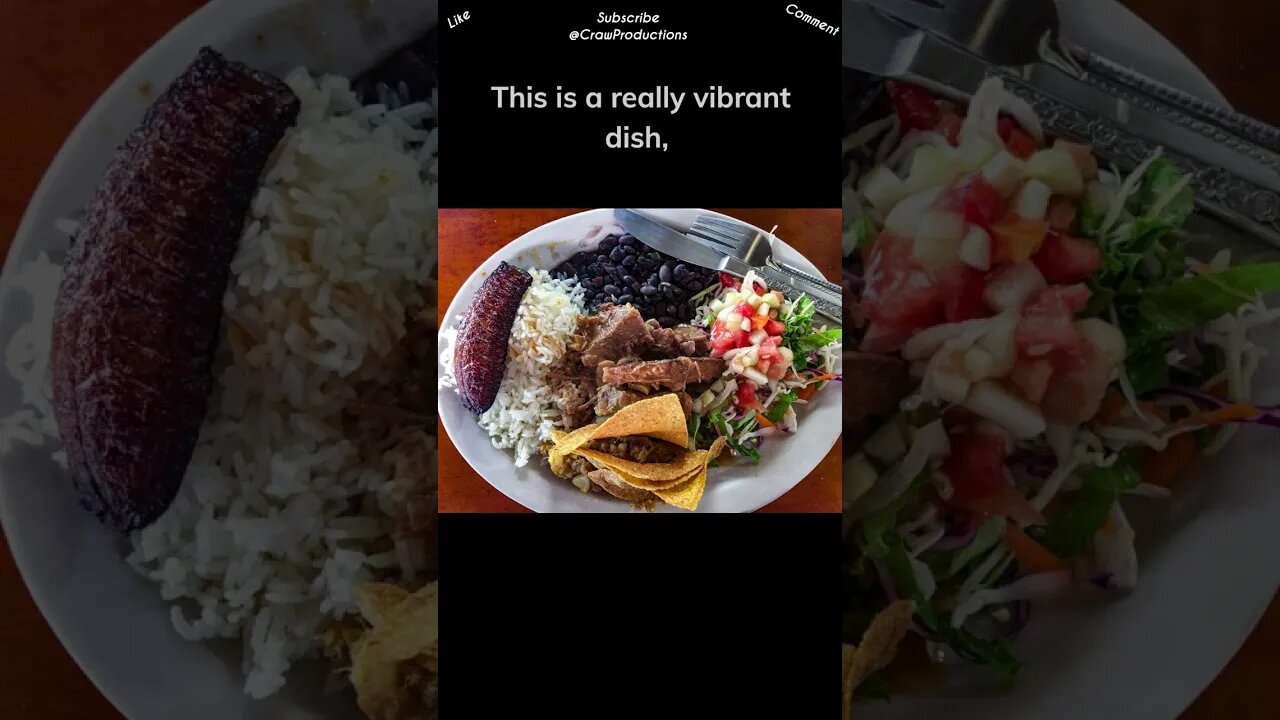 Casado is a popular Costa Rican food