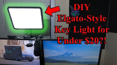 DIY: Elgato Style Key Light for under $20 (Copyright Claim Fix)