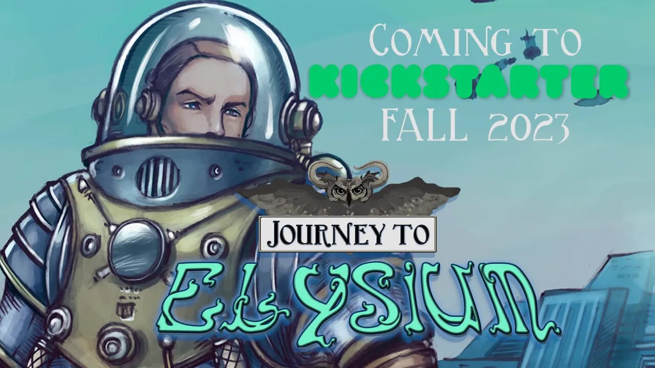 Trailer Journey to Elysium | #steampunk #scifiadventure #Comic Coming to #kickstarter Fall 2023