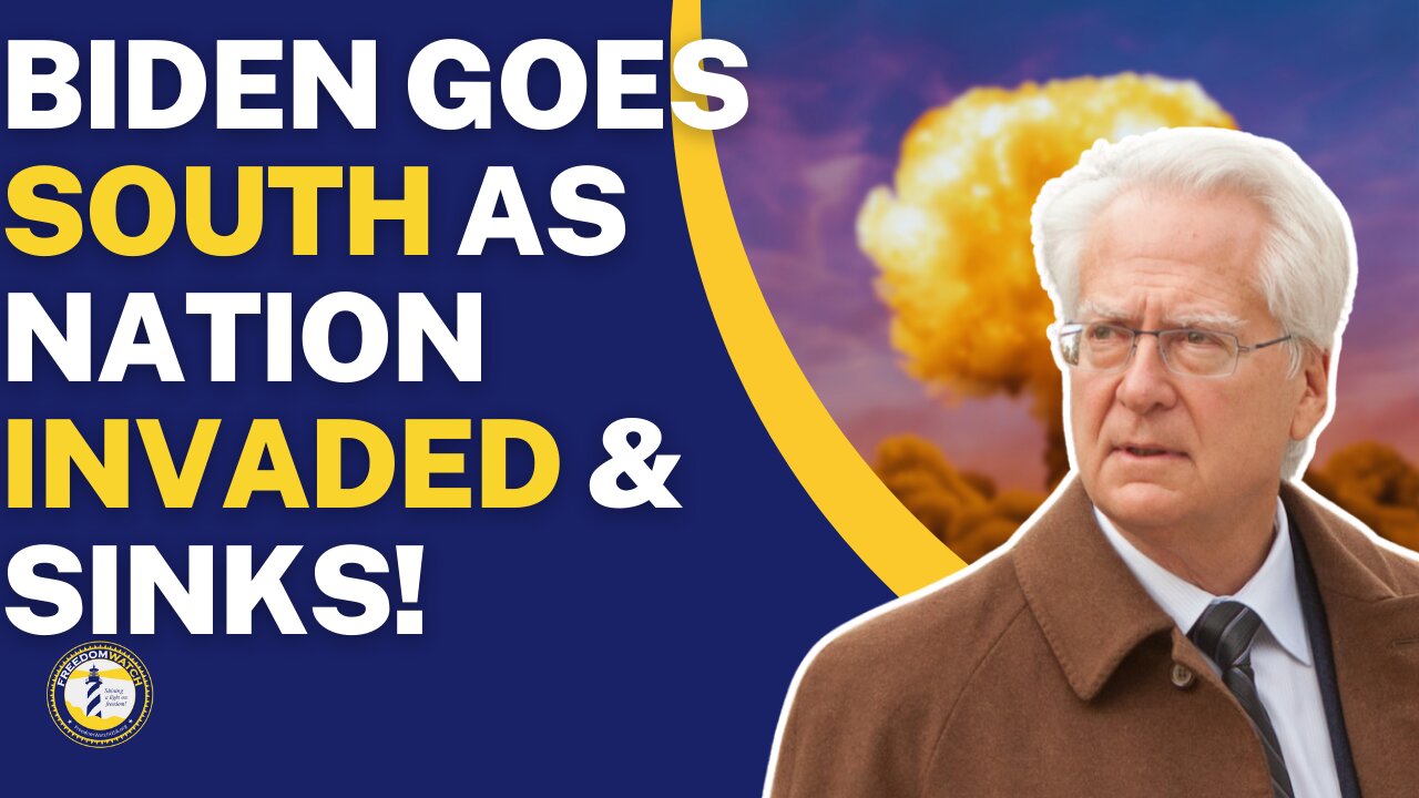 BIDEN GOES SOUTH AS NATION INVADED & SINKS!
