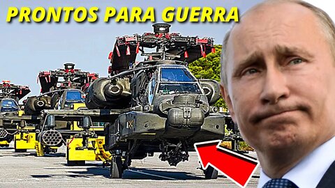 PUTIN NÃO ESPERAVA ISSO! Polônia está se armando com os APACHES dos EUA