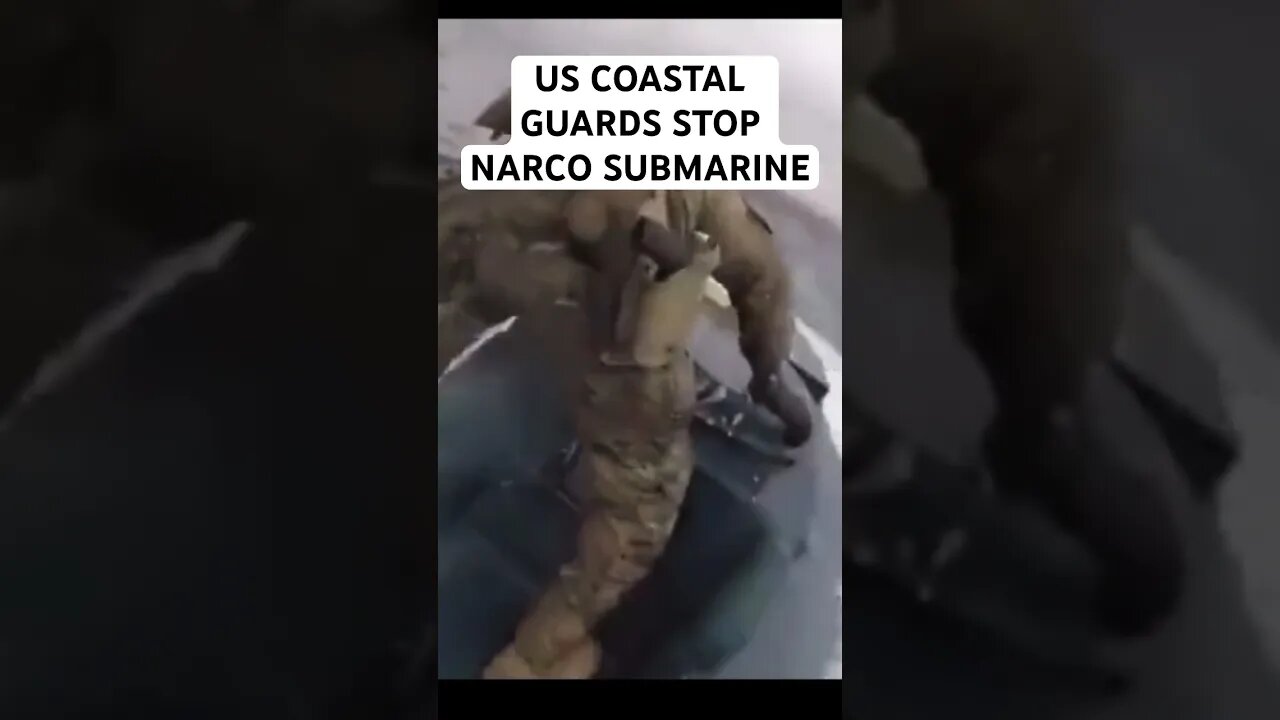 US COASTAL GUARDS STOP NARCO SUBMARINE TRANSPORTING $230,000,000 worth of dr*gs