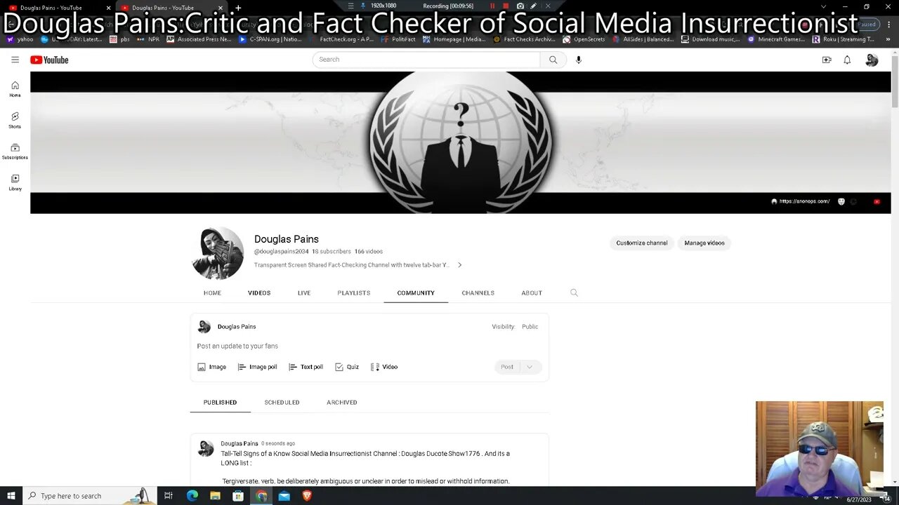 Douglas Ducote Show1776_ Douglas Pains. 6/27/2023 Facts matter.