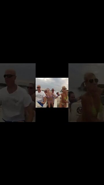 Back In Black And Blue #shorts #acdc #boats #bakini