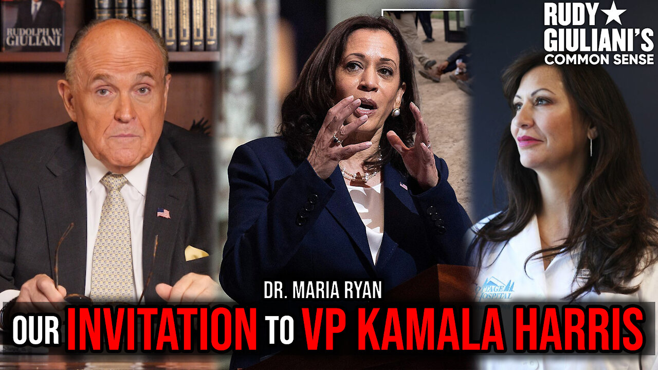 Our Invitation to VP Kamala Harris | Rudy Giuliani and Dr. Ryan LIVE on 77 WABC | Ep. 150