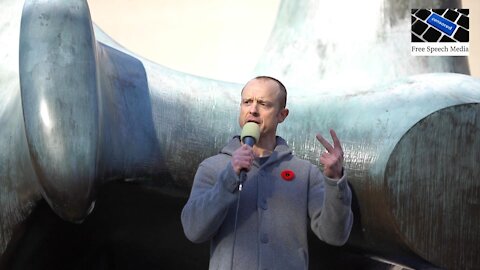 Daniel Bulford speaks at First Responders Rally (Day 2) Toronto, Canada- Sunday, Nov. 7