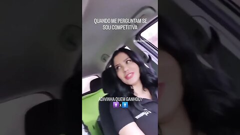 Quando perguntam se minha mulher é competitiva...