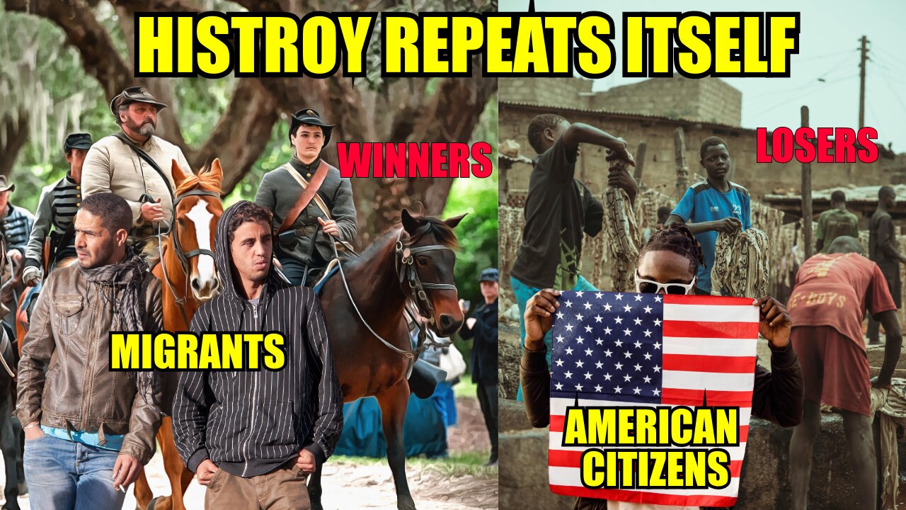 IT'S ALL BAD MIGRANTS GETS PRAISED UNITED STATES CITIZENS GETS NOTHING, CIVIL WAR COMING