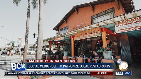 We're Open San Diego: Social media push to patronize local restaurants
