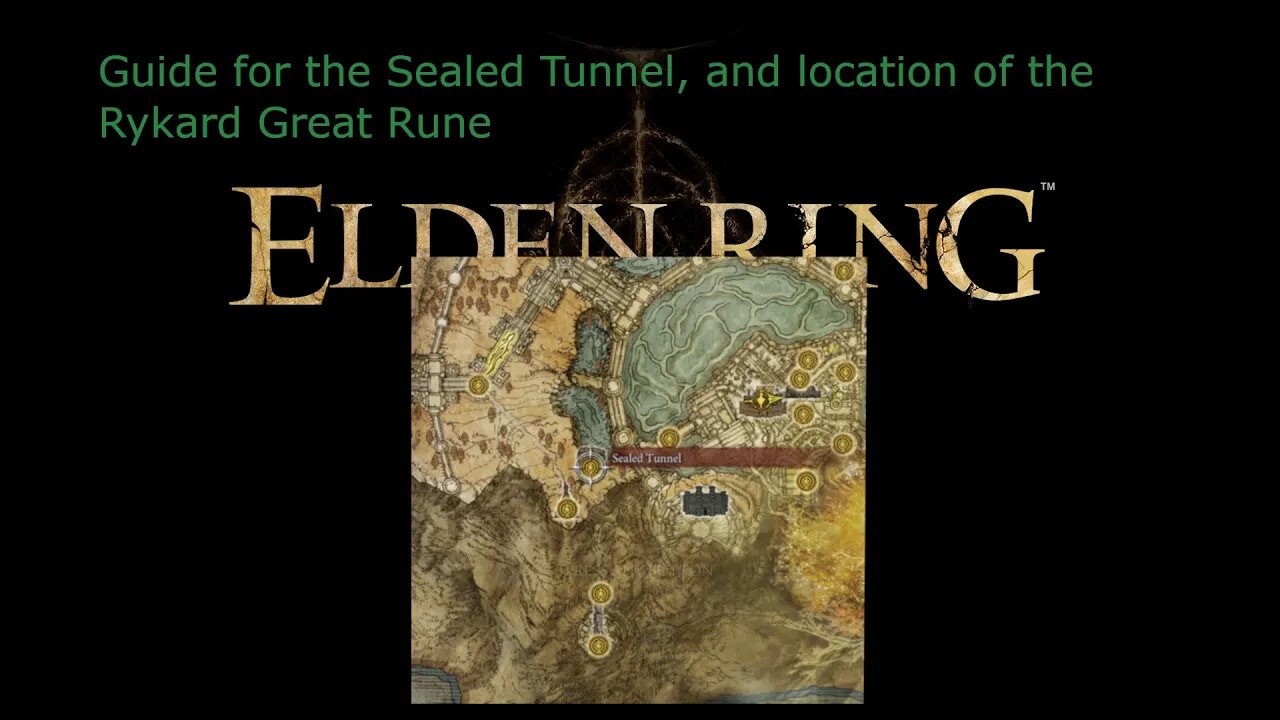 Sealed Tunnel guide and location of Rykard Great Rune