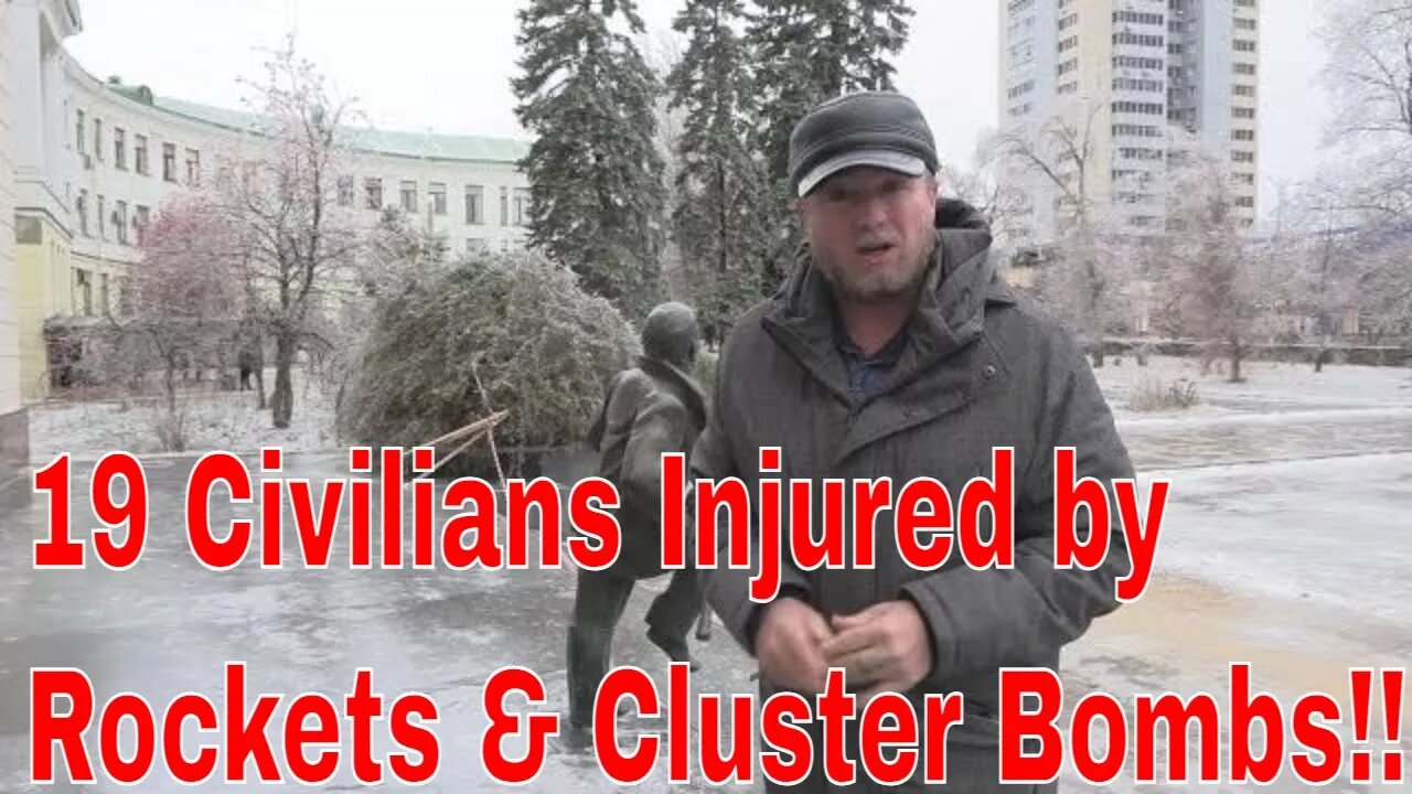 Ukraine War Underfire: 19 Civilians Injured by Rockets & Cluster Bombs In Frontline City Of Donetsk