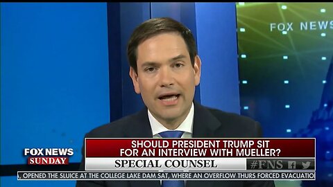 Rubio Joins Chris Wallace on Fox News Sunday