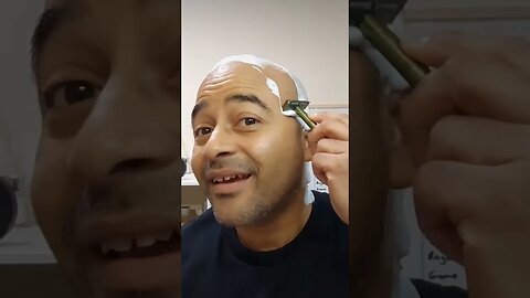 ASMR 1° Head Shave on Camera, 1K Subs THANK YOU HEAD SHAVE, Promised💈🪒👨🏾‍🦲💚💜💈#asmr #shavingproducts