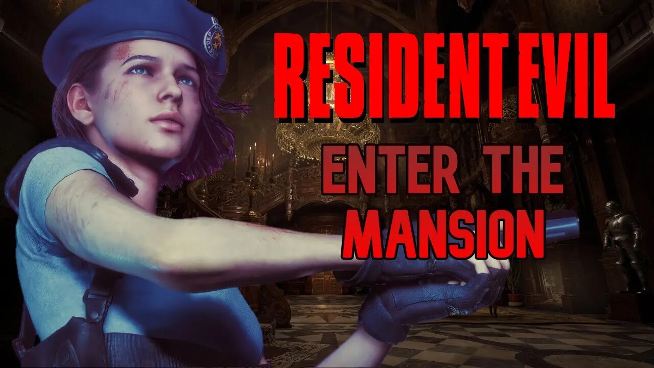 Jill Valentine Enters A Mansion | Resident Evil Remake